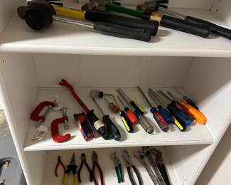 closer view of tools