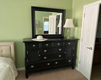 Dresser with mirror