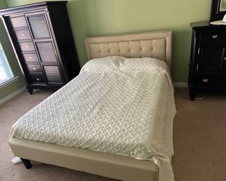 Full mattress and bed frame