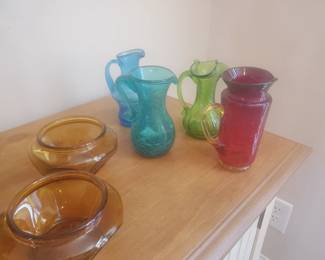 Modern  crackle glass 