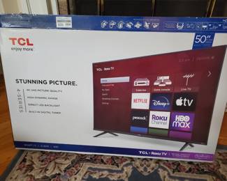 TCL  TV , original box 