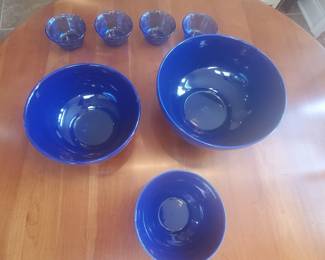 Pretty  blue bowl set 