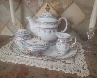 Porcelain tea set