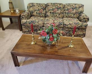Floral Sofa and coffee table set 