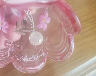 Fenton signed bell