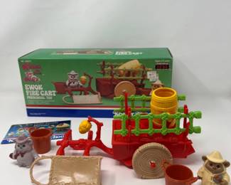 Vintage Kenner 1984 Wicket the Ewok - Ewok Fire Cart Preschool Toy