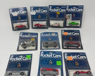 (10) Vintage 1974 - 1982 Tomy Pocket Cars - SEALED
