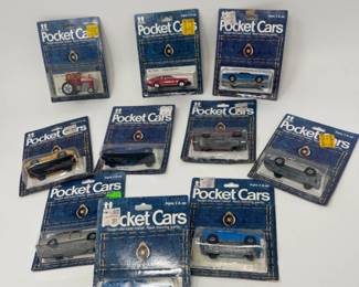 (10) Vintage 1974 Tomy Pocket Cars - SEALED