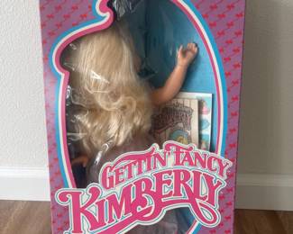 Vintage 1984 Tomy Gettin Fancy Kimberly Doll - SEALED