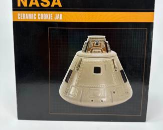 NIB Apollo 11 Ceramic Cookie Jar