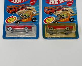 (2) Vintage 1983 Hot Wheels 1965 Mustang Convertibles - SEALED