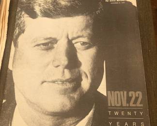 Commemorative Jack Kennedy paper
