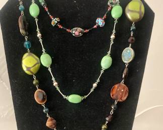 One of the many necklaces