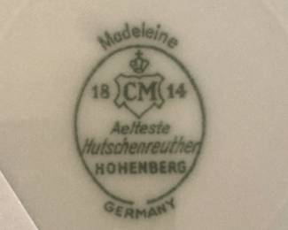 "Madeleine" Hutschenreuther china plates from Germany
