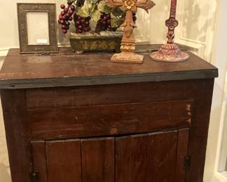 Rustic cabinet; crosses