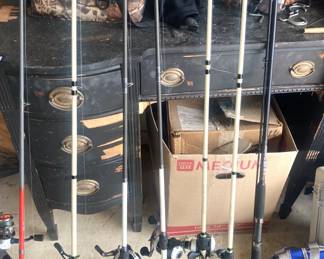 Fishing rods and reels