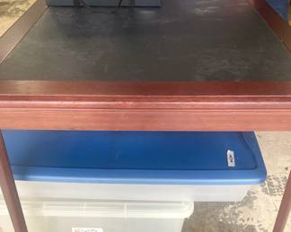 Card table - great for doing puzzle