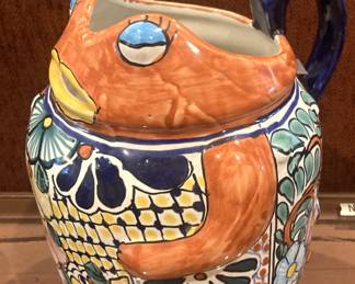 Ceramic frog pitcher