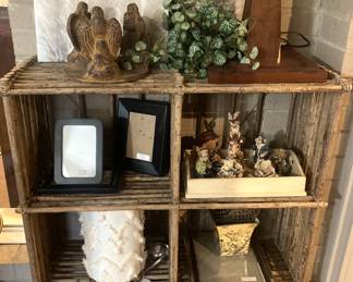 Rustic shelf unit