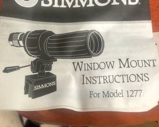 Simmons Window Mount