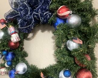 Patriotic wreath