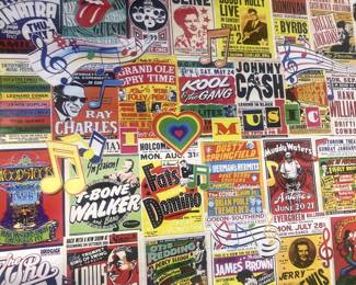 Puzzle of record albums