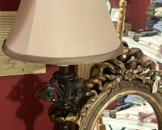 One of two matching lamps