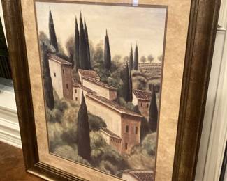 Coordinating framed art