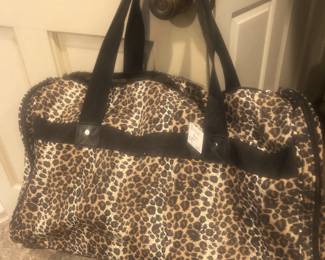 Leopard print bag