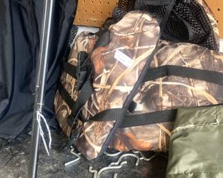 Camo fishing vest