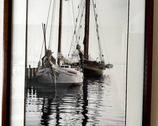 Framed Boats Monterey