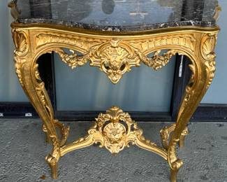 French Gilt Entrance Table
