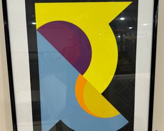 Signed Numbered Abstract Lithograph