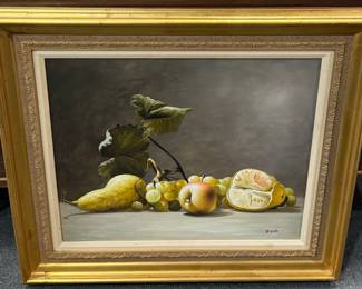 Sita Signed Still Life Oil