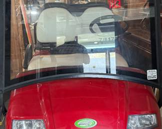 Zone Red Golf Cart