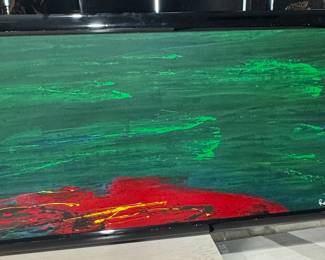 Raphael Signed Abstract Oil