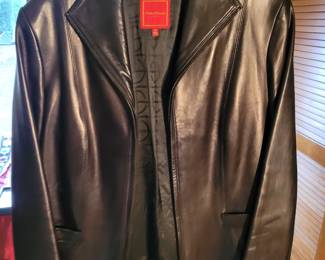 One of two Cole Haan leather jackets