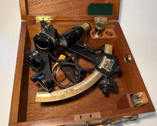 Vintage sexton in beautiful old box