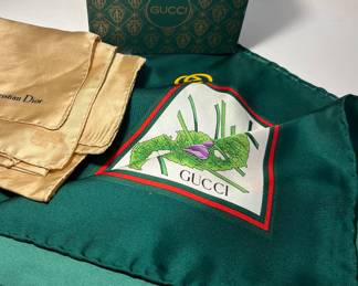 Vintage Gucci and. Christian Dior