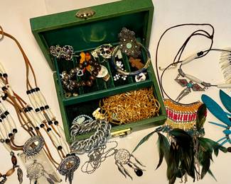 Jewelry box and costume jewelry