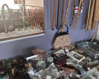 Jewelry and evening bags