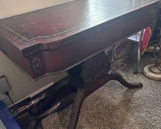 Antique table with Watertown slides