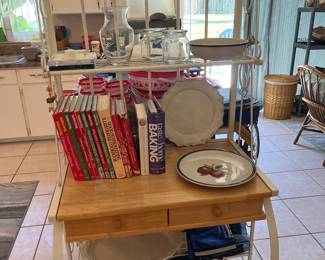 Bakers Rack - cook books