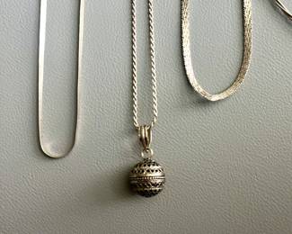 Sterling necklaces