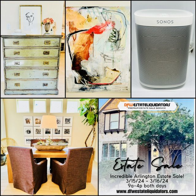 Upscale Arlington Estate Sale at Viridian!... starts on 3/15/2024