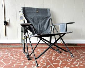 GCI OUTDOORS KICKBACK ROCKER CAMPING FURNITURE - PEWTER