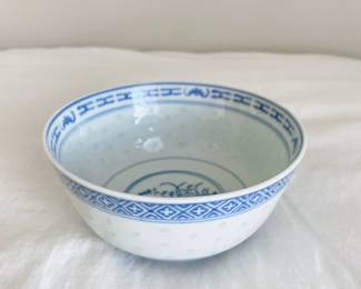 Blue & White Rice Bowl
