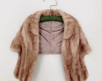 Mink shawl - one size