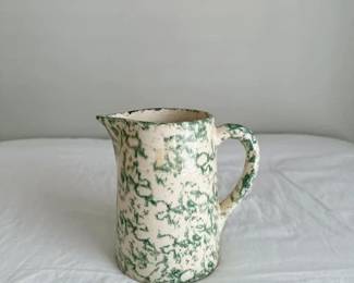 Spatterware Pitcher
