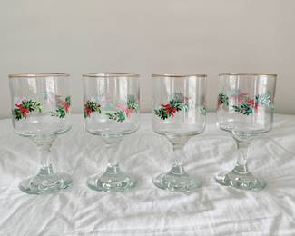 Christmas Stemware - Set of 4